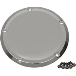 PartzBiz HD DS11070489 - Drag Specialties ฝาครอบ Chrome Die Cast Domed Derby 16-18 Harley FLHT/FLHX/FLTRS | 1107-0489 11070489