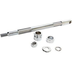 PartzBiz HD DS02140952 - Drag Specialties Chrome Front Axle Hardware Kit Harley 00-06 FLST Softail