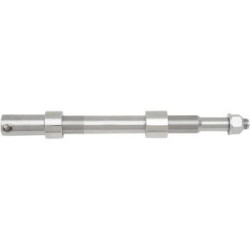 PartzBiz HD DS02140843 - Drag Specialties Chrome Front Axle Kit For Harley Davidson FXDF 08-17 FLD 12-16