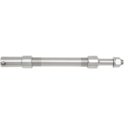 PartzBiz HD DS02140849 - Drag Specialties Chrome Front Axle Kit Harley Touring FLT 08-18 0214-0849