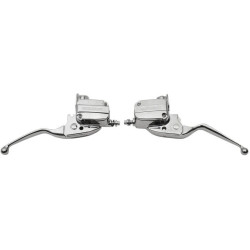 PartzBiz HD DS06100798 - Drag Specialties ชุดควบคุมแฮนด์คลัตช์เบรกไฮดรอลิกแบบไฮดรอลิก Harley 14- | 0610-0798