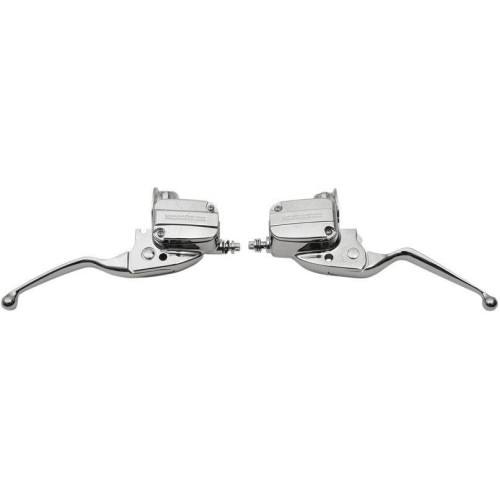 PartzBiz HD: 4417424-Drag Specialties Chrome Hydraulic Brake Clutch Handlebar Control Kit Harley 14- | 0610-0798 PartzBiz HD: 4417424-Drag Specialties Chrome Hydraulic Brake Clutch Handlebar Control Kit Harley 14- | 0610-0798