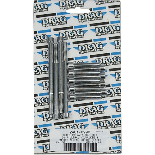 PartzBiz HD: 4417393-Drag Specialties Chrome Outer Primarty Bolt ชุดเปลี่ยน Smooth Head 17-19 Harley Davidson Milwaukee Eight M8 M-Eight Touring ฮาร์ดแวร์ สลักเกลียว ถั่ว แหวนรอง เครื่องยนต์ เกียร์ PartzBiz HD: 4417393-Drag Specialties Chrome Outer Primarty Bolt ชุดเปลี่ยน Smooth Head 17-19 Harley Davidson Milwaukee Eight M8 M-Eight Touring ฮาร์ดแวร์ สลักเกลียว ถั่ว แหวนรอง เครื่องยนต์ เกียร์