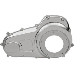 PartzBiz HD DS11070536 - Drag Specialties Chrome Outer Primary Cover โปรไฟล์แคบ Harley FLH/T 08-16