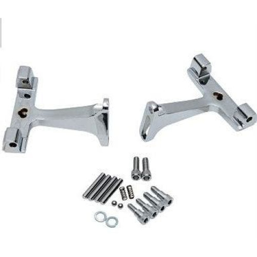 PartzBiz HD: 4417397-Drag Specialties Chrome Passenger Floorboard Mounts OEM 53070-00A Harley FLH | 1621-0392 PartzBiz HD: 4417397-Drag Specialties Chrome Passenger Floorboard Mounts OEM 53070-00A Harley FLH | 1621-0392