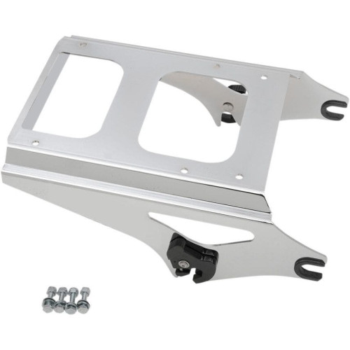 PartzBiz HD: 4417404-Drag Specialties Chrome Quick Detach Tour Pak Box Mount for Harley 09-13 FLH/T | 1510-0242 PartzBiz HD: 4417404-Drag Specialties Chrome Quick Detach Tour Pak Box Mount for Harley 09-13 FLH/T | 1510-0242