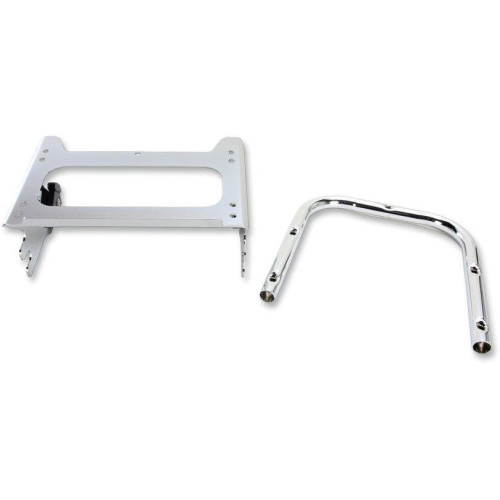 PartzBiz HD: 4417405-Drag Specialties Chrome Quick Detach Tour Pak Box Mount for Harley 97-08 FLH/T | 1510-0240 PartzBiz HD: 4417405-Drag Specialties Chrome Quick Detach Tour Pak Box Mount for Harley 97-08 FLH/T | 1510-0240