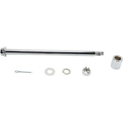PartzBiz HD DSDS223051 - Drag Specialties Chrome Rear Axle Kit Harley Touring FLH/T 80-99 DS-223051