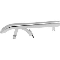 PartzBiz HD DS19020175 - Drag Specialties Chrome Rear Upper Belt Guard Cover Harley 00-03 Sportster XL | 1902-0175