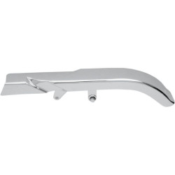 PartzBiz HD DS19027607 - Drag Specialties Chrome Rear Upper Belt Guard Cover Harley 00-05 FXST 00-06 FLST | 1902-7607