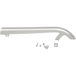 PartzBiz HD DS12020108 - Drag Specialties Chrome Rear Upper Belt Guard Cover Harley 07-16 Dyna FXD/WG FLD | 1202-0108