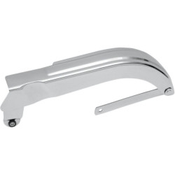 PartzBiz HD DSDS325176 - Drag Specialties Chrome Rear Upper Belt Guard Cover Harley 85-86 FXWG FXB | DS-325176