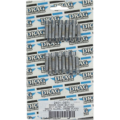 PartzBiz HD: 4417354-Drag Specialties Chrome Rocker Cover Bolt Replacement Kit Smooth Head 17-19 Harley Davidson Milwaukee Eight M8 M-Eight Touring Softail Hardware Bolts Nuts Washers Engine PartzBiz HD: 4417354-Drag Specialties Chrome Rocker Cover Bolt Replacement Kit Smooth Head 17-19 Harley Davidson Milwaukee Eight M8 M-Eight Touring Softail Hardware Bolts Nuts Washers Engine