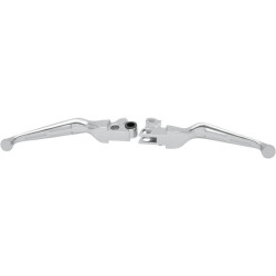 PartzBiz HD DS06100141 - ชุดคันคลัทช์เบรคแบบ Slotted Wide Chrome 96-16 Harley Big Twin XL | 0610-0141 PartzBiz HD DS06100141 - ชุดคันคลัทช์เบรคแบบ Slotted Wide Chrome 96-16 Harley Big Twin XL | 0610-0141