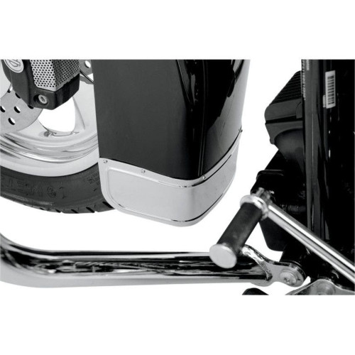PartzBiz HD: 4417335-Drag Specialties Chrome Smooth Front Fender Skirt for Harley 84-13 FLT; FLHT - 1405-0117 PartzBiz HD: 4417335-Drag Specialties Chrome Smooth Front Fender Skirt for Harley 84-13 FLT; FLHT - 1405-0117