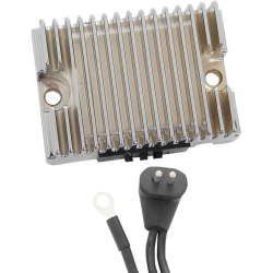 PartzBiz HD DS21120778 - Drag Solid State Chrome Voltage Regulator Harley 84-88 Evo Big Twin Rep 74513-82 | 2112-0778 PartzBiz HD DS21120778 - Drag Solid State Chrome Voltage Regulator Harley 84-88 Evo Big Twin Rep 74513-82 | 2112-0778