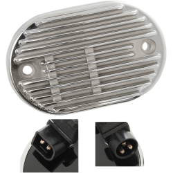 PartzBiz HD DS21120806 - Drag Solid State Chrome Voltage Regulator Harley 11-15 Softail Repl 74540-11 | 2112-0806 PartzBiz HD DS21120806 - Drag Solid State Chrome Voltage Regulator Harley 11-15 Softail Repl 74540-11 | 2112-0806
