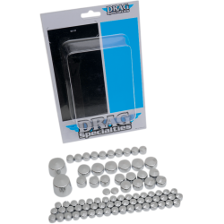 PartzBiz HD DS24010700 - Drag Chrome Standard Engine Trans Primary Bolt Cover ชุดท็อปเปอร์ Harley FLH 07-08 | 2401-0700 PartzBiz HD DS24010700 - Drag Chrome Standard Engine Trans Primary Bolt Cover ชุดท็อปเปอร์ Harley FLH 07-08 | 2401-0700