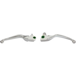 PartzBiz HD DS06101978 - Drag Specialties 0610-1978 06101978 Chrome Wide Blade Lever Set 2017-2018 Harley Davidson Tri Glide FLHTCUTG & Freewheeler FLRT Trikes Touring Bagger Dresser H07-0594