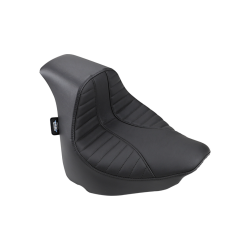 PartzBiz HD DS08021128 - Drag Specialties EZ-ON Solo Scorpion Stitch Harley Seat for 18-23 FXFB/S | 0802-1128