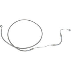 PartzBiz HD DS17412929 - Drag Front Extended +6 Stainless Steel Brake Line for Harley 09-13 FLH/T W/ ABS | 1741-2929 PartzBiz HD DS17412929 - Drag Front Extended +6 Stainless Steel Brake Line for Harley 09-13 FLH/T W/ ABS | 1741-2929
