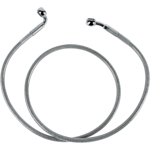 PartzBiz HD: 4417241-Drag Specialties Front Stainless Steel Brake Line for Harley 99-07 FXST - Stock Length PartzBiz HD: 4417241-Drag Specialties Front Stainless Steel Brake Line for Harley 99-07 FXST - Stock Length
