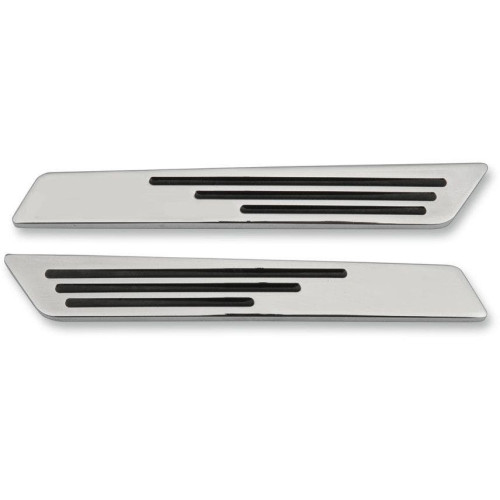 PartzBiz HD: 4417221-Drag Specialties Hotop Designs Chrome Saddlebag Hinge Inserts for Harley 14-15 - 3501-0962 PartzBiz HD: 4417221-Drag Specialties Hotop Designs Chrome Saddlebag Hinge Inserts for Harley 14-15 - 3501-0962