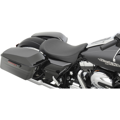 PartzBiz HD: 4417196-Drag Specialties Low Profile Smooth Stitch Black Solo Seat Harley Touring 08-15 | 0801-0870 PartzBiz HD: 4417196-Drag Specialties Low Profile Smooth Stitch Black Solo Seat Harley Touring 08-15 | 0801-0870