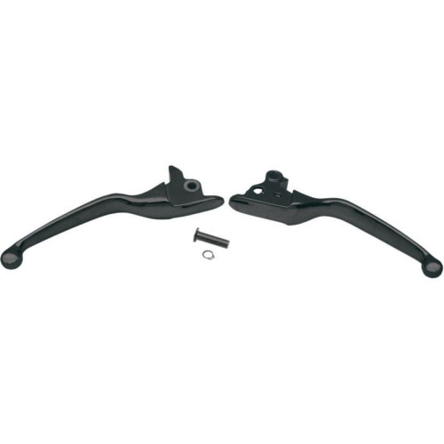 PartzBiz HD: 4417167-Drag Specialties Matte Black Wide Blade Hand Levers Harley Softail 15-17 | 0610-1683 PartzBiz HD: 4417167-Drag Specialties Matte Black Wide Blade Hand Levers Harley Softail 15-17 | 0610-1683
