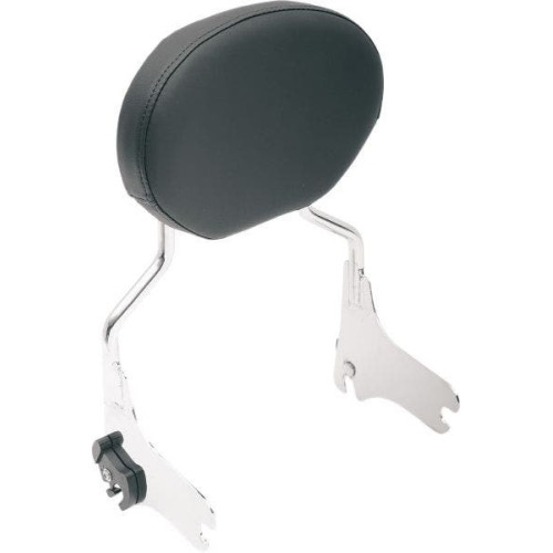 PartzBiz HD: 4417144-Drag Specialties Oval Backrest Pad Kit OE Fit Harley FLH/T Touring 99-20