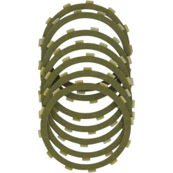 PartzBiz HD DS11310438 - Drag Specialties Performance Aramid Fiber Clutch Plate Kit 86-90 Harley Davidson Sportster XL 883 1200 Factory OEM Upgrade Friction Plates 1131-0438 11310438