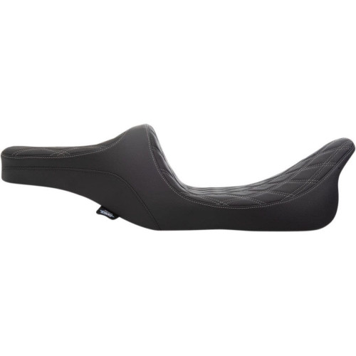 PartzBiz HD: 4417120-Drag Specialties Predator III 2-Up Seat Silver Double Diamond Harley Touring 97-07 PartzBiz HD: 4417120-Drag Specialties Predator III 2-Up Seat Silver Double Diamond Harley Touring 97-07
