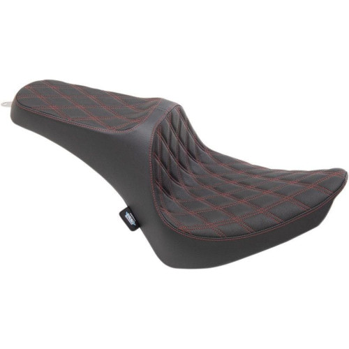 PartzBiz HD: 4417127-Drag Specialties Predator III Red Double Diamond 2-Up Seat Harley Softail FX FL 00-17 PartzBiz HD: 4417127-Drag Specialties Predator III Red Double Diamond 2-Up Seat Harley Softail FX FL 00-17