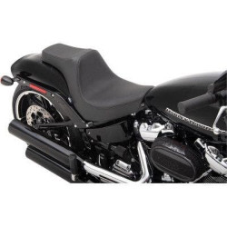 PartzBiz HD DS08021264 - Drag Specialties Predator Smooth Black 2-Up Seat Harley Breakout FXBR 18-23 0802-1264 08021264 Harley Breakout FXBR Harley Davidson Softail Fat Bob breakout FXBR 