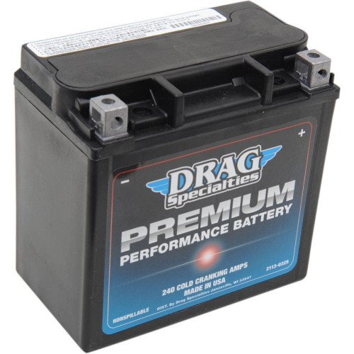 PartzBiz HD: 4417139-Drag Premium Performance 320 CCA Cold Cranking Amp 16L Battery Harley XL 04- | 2113-0325 Repl 65958-04 PartzBiz HD: 4417139-Drag Premium Performance 320 CCA Cold Cranking Amp 16L Battery Harley XL 04- | 2113-0325 Repl 65958-04