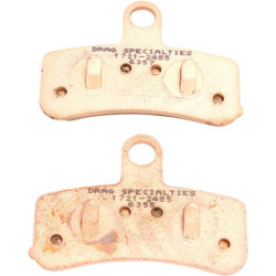 PartzBiz HD DS17212485 - ผ้าเบรคหน้า Drag Specialties Premium Sintered Harley 08-14 FX/FL 08-17 Dyna | พ.ศ. 1721-2485