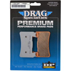 PartzBiz HD DS17212461 - ผ้าเบรคหน้า Drag Specialties Premium Sintered Harley Softail 15-17 & XR1200 | 1721-2461