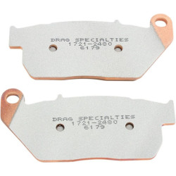 PartzBiz HD DS17212480 - ผ้าเบรคหน้า Drag Specialties Premium Sintered Harley Sportster XL 04-13 | พ.ศ. 1721-2480