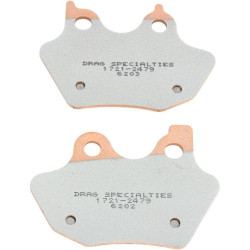 PartzBiz HD DS17212479 - ผ้าเบรคหน้าหลัง Drag Specialties Premium Sintered Harley 00-04 Big Twin | พ.ศ. 1721-2479