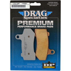 PartzBiz HD DS17212483 - ผ้าเบรคหน้า/หลัง Drag Specialties Premium Sintered Harley Touring & V-Rod | พ.ศ. 1721-2483