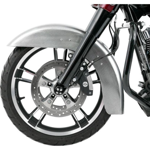 PartzBiz HD: 4417077-Drag Specialties Raw Smooth Style Front Fender Harley 14-17 Repl 58900009 | 1401-0620