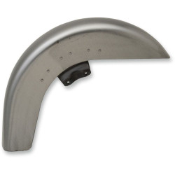 PartzBiz HD DS14010595 - Drag Specialties Raw Smooth Style Front Fender W/O Trim Harley 89-13 FLH/T | 1401-0595