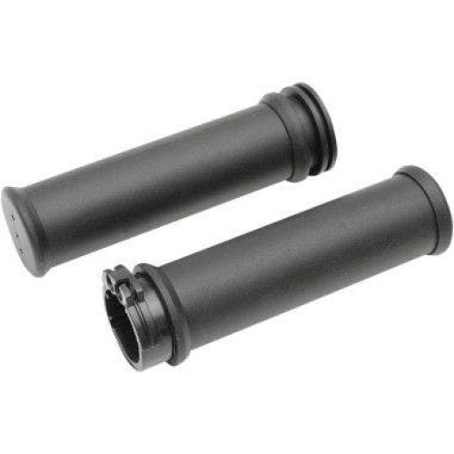 PartzBiz HD: 4417095-Drag Specialties Replacement OEM-Style Rubber Grips for Harley Cable Throttle | 0630-0373