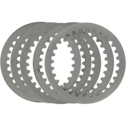 PartzBiz HD DS11310444 - Drag Specialties Replacement Steel Clutch Plate Kit 86-90 Harley Davidson Sportster XL 883 1200 Factory OEM Upgrade Friction Plates 1131-0444 11310445 36787-84