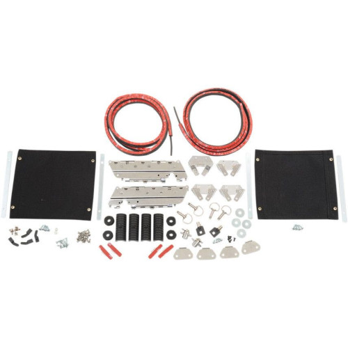 PartzBiz HD: 4417071-Drag Specialties Saddlebag Latch Hardware Mounting Kit for Harley 93-13 FLH/T | 3501-1083