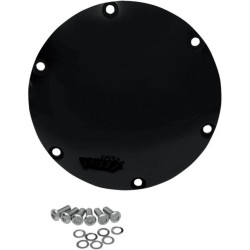 PartzBiz HD DS11070440 - Drag Specialties ฝาครอบ Domed Derby สีดำซาติน 04-18 Harley Sportster | 1107-0440