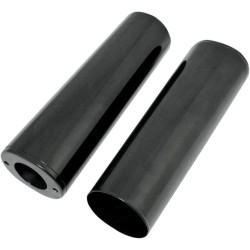 PartzBiz HD DS04110046 - Drag Specialties Black Smooth Plus +4 บู๊ทโช๊ค 10.5” ฝาปิดสไลเดอร์บน 84-13 | 0411-0046
