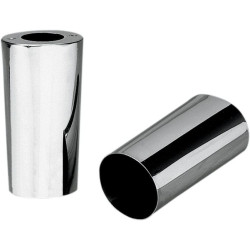 PartzBiz HD DSDS222898 - Drag Specialties Chrome Smooth Stock ความยาว Repl OEM Upper Slider ครอบคลุม 84-13 | DS-222898