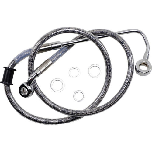 PartzBiz HD: 4417055-Drag Specialties Stainless 30-3/4" Brake Line Kit Harley Softail FLST FXSB 15-17 best new replacement PartzBiz HD: 4417055-Drag Specialties Stainless 30-3/4" Brake Line Kit Harley Softail FLST FXSB 15-17 best new replacement