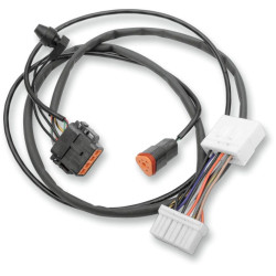 PartzBiz HD DS21200302 - Drag Specialties ชุดสายไฟย่อยสำหรับ 99-03 Speedo ถึง Harley 96-97 FLHR | 2120-0302